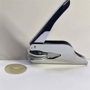 Рельефная печать с оттиском диаметром 40 мм